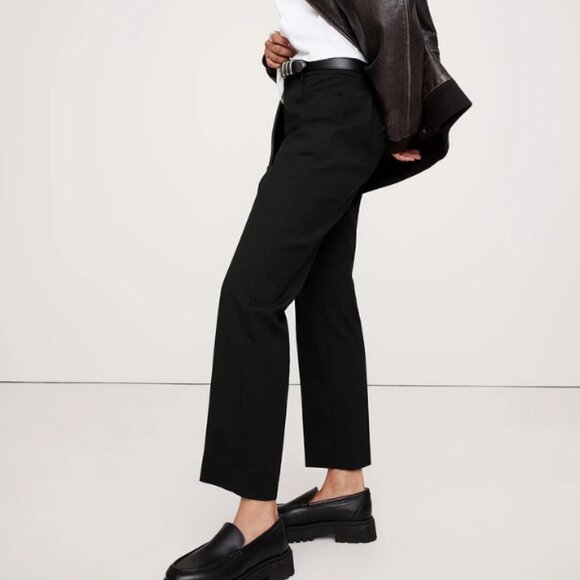 Banana Republic Pants - BANANA REPUBLIC | Siena Slim Italian Wool Ankle Dress Pant | Sz. 8